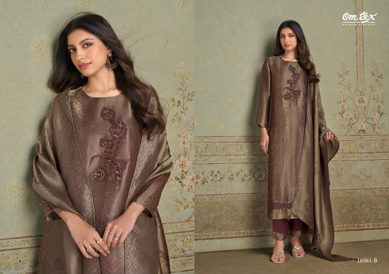 Omtex marcella silk dress materials wholesale